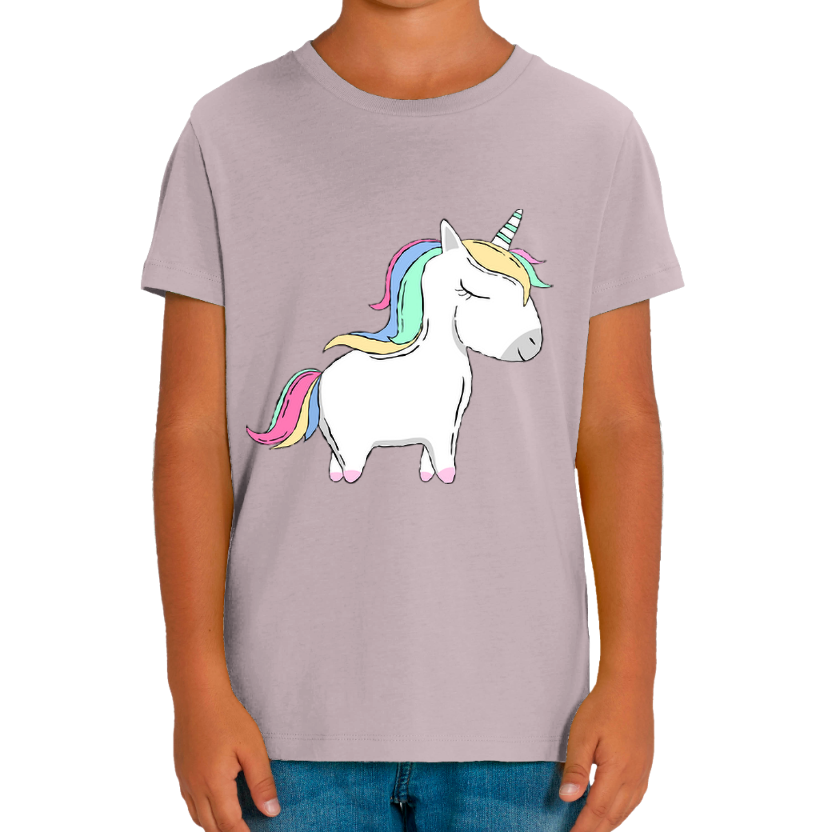 T-shirt Licorne Mignonne Femme – Imprimé de Qualité