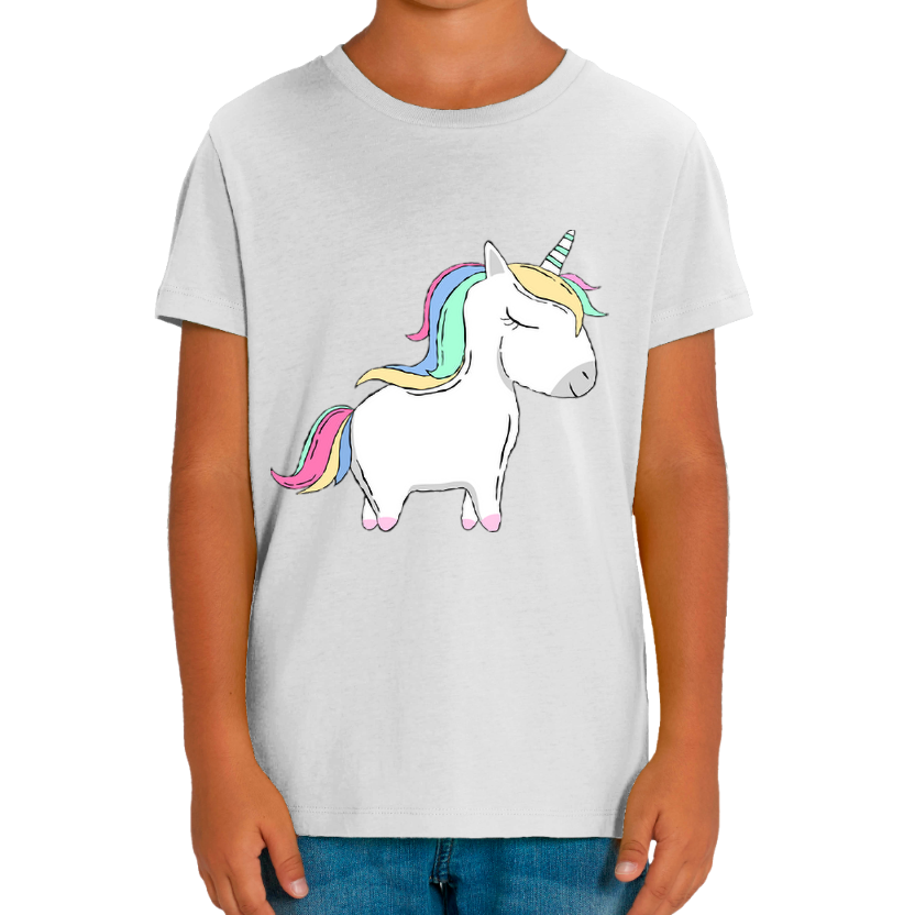 T-shirt Licorne Mignonne Femme – Imprimé de Qualité