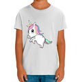 T-shirt licorne jump fille – coton confortable et design légendaire