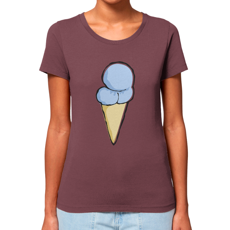 T-shirt « Glace de licorne » Femme – Imprimé en France